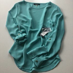 Nine West Women's long sleeve blouse